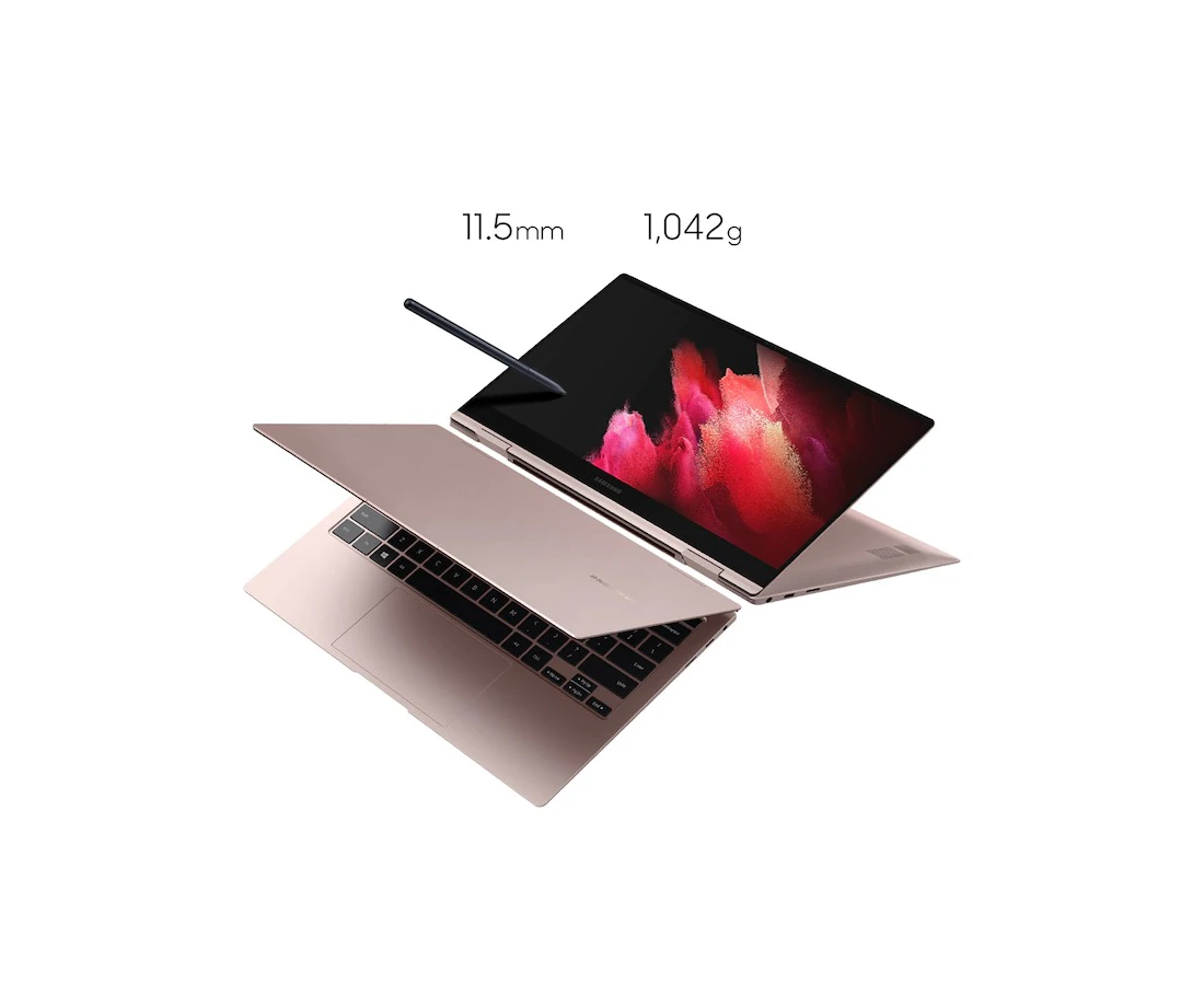 Samsung Galaxy Book Pro 360 13.3 inch, CPU: Core™ i7-1165G7, RAM: RAM 16 GB, Ổ cứng: SSD 512GB, Độ phân giải : Full HD Touch, Card đồ họa: Intel Iris Xe Graphics, Màu sắc: Mystic Bronze - hình số , 3 image