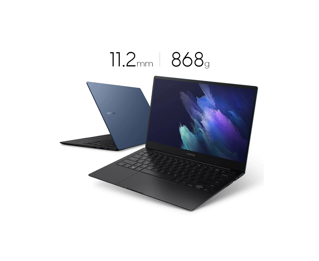 Samsung Galaxy Book Pro 13, CPU: Core™ i7-1165G7, RAM: RAM 8 GB, Ổ cứng: SSD 256GB, Độ phân giải : Full HD (1920 x 1080), Card đồ họa: Intel Iris Xe Graphics, Màu sắc: Mystic Navy - hình số , 3 image