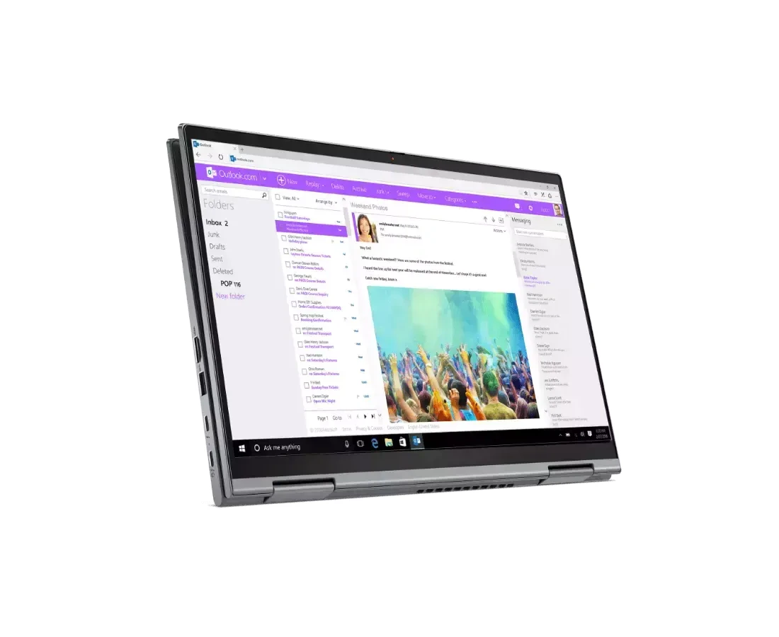 Lenovo ThinkPad X1 Yoga Gen 6 2-in-1, CPU: Core™ i7-1165G7, RAM: RAM 16 GB, Ổ cứng: SSD M.2 1TB, Độ phân giải : Full HD Touch, Màu sắc: Iron Gray - hình số , 5 image