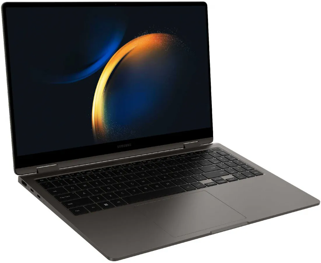 Samsung Galaxy Book3 Pro 360, CPU: Core i7 - 1360P, RAM: 16GB, Ổ cứng: 1TB, Kích thước màn hình: 16-inch, Độ phân giải: 3K, Card đồ họa: Intel Iris Xe Graphics, Màu sắc: Graphite - hình số , 5 image