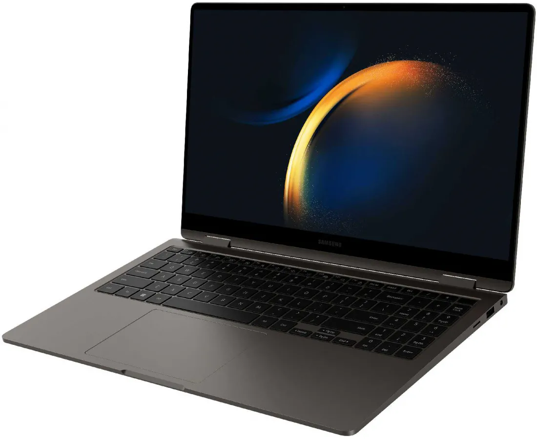 Samsung Galaxy Book3 Pro 360, CPU: Core i7 - 1360P, RAM: 16GB, Ổ cứng: 1TB, Kích thước màn hình: 16-inch, Độ phân giải: 3K, Card đồ họa: Intel Iris Xe Graphics, Màu sắc: Graphite - hình số , 4 image