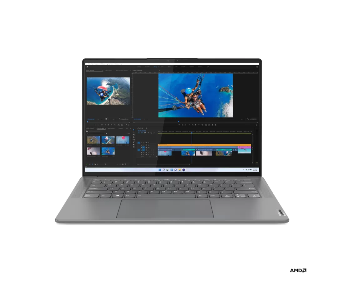 Lenovo Slim 7 ProX 14ARH7, CPU: Ryzen 7 - 6800HS, RAM: RAM 16 GB, Ổ cứng: SSD 1TB, Độ phân giải : Quad HD+ Touch, Card đồ họa: NVIDIA GeForce RTX 3050, Màu sắc: Grey - hình số , 16 image