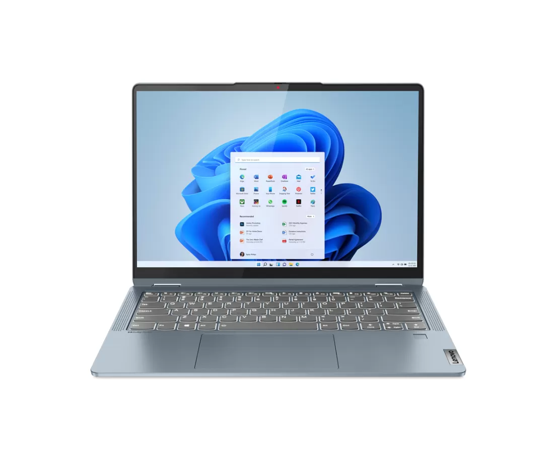 Lenovo Flex 7 14IRU8, CPU: Core i7 - 1355U, RAM: RAM 16 GB, Ổ cứng: SSD 1TB, Độ phân giải : Quad HD+, Card đồ họa: Intel Graphic, Loại màn hình: 10 Point Multi-Touch, Hệ điều hành: Windows 11 Home, Màu sắc: Stone Blue - hình số , 3 image