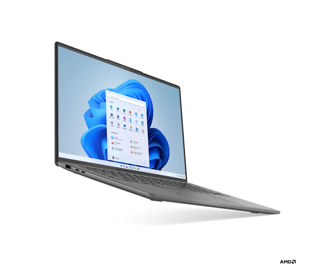 Lenovo Slim 7 ProX 14ARH7, CPU: Ryzen 7 - 6800HS, RAM: RAM 16 GB, Ổ cứng: SSD 1TB, Độ phân giải : Quad HD+ Touch, Card đồ họa: NVIDIA GeForce RTX 3050, Màu sắc: Grey - hình số , 6 image