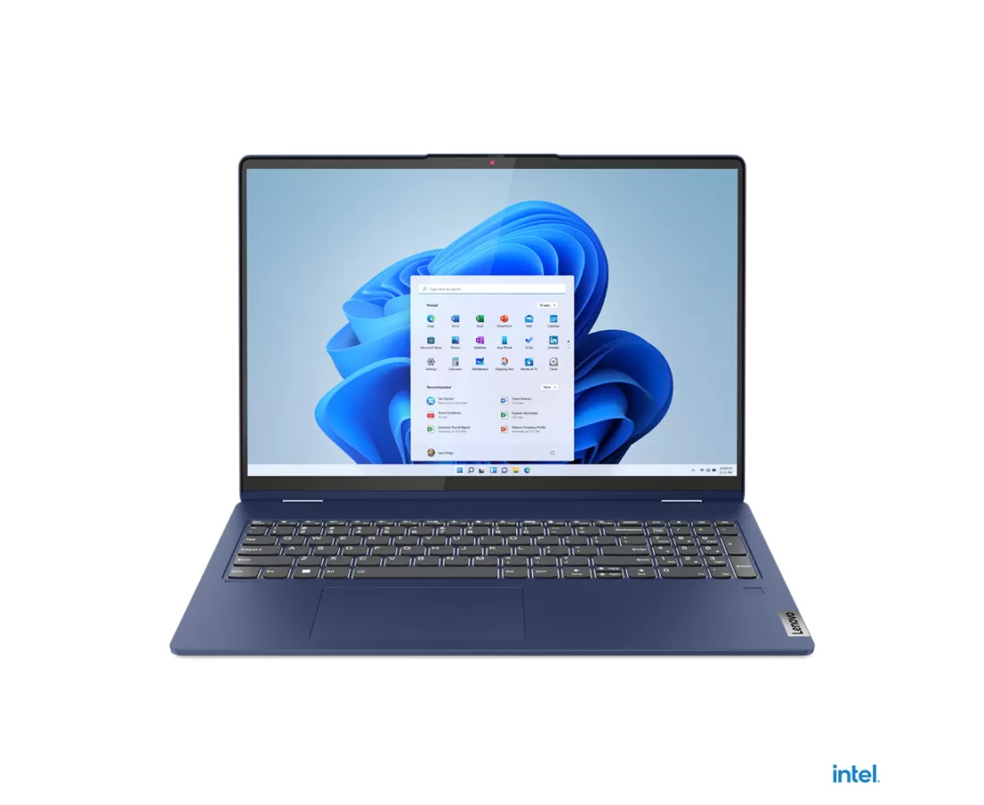 Lenovo IdeaPad Flex 5 16IRU8, CPU: Core i7 - 1355U, RAM: RAM 16 GB, Ổ cứng: SSD 512GB, Độ phân giải : Full HD+ Touch, Card đồ họa: Intel Graphic, Màu sắc: Abyss Blue - hình số , 2 image