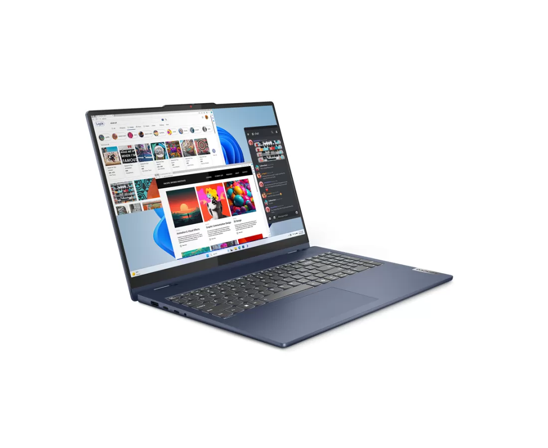 Lenovo IdeaPad 5 2 in 1 16IRU9, CPU: Core 7 - 150U, RAM: RAM 16 GB, Ổ cứng: SSD 1TB, Độ phân giải : Full HD+ Touch, Card đồ họa: Intel Graphic, Màu sắc: Cosmic Blue - hình số , 6 image