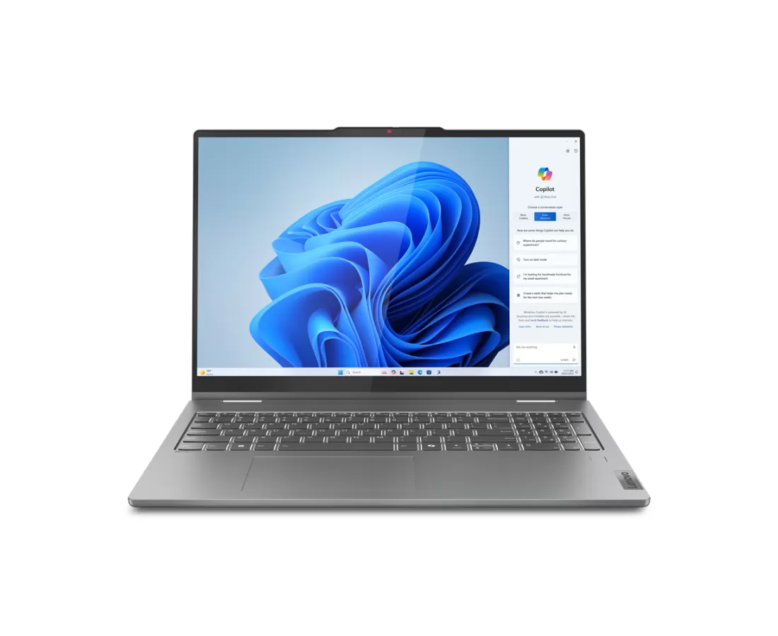 Lenovo IdeaPad 5 2 in 1 16IRU9, CPU: Core 5 - 120U, RAM: RAM 8 GB, Ổ cứng: SSD 512GB, Độ phân giải : Full HD+ Touch, Card đồ họa: Intel Graphic, Màu sắc: Luna Grey - hình số , 4 image