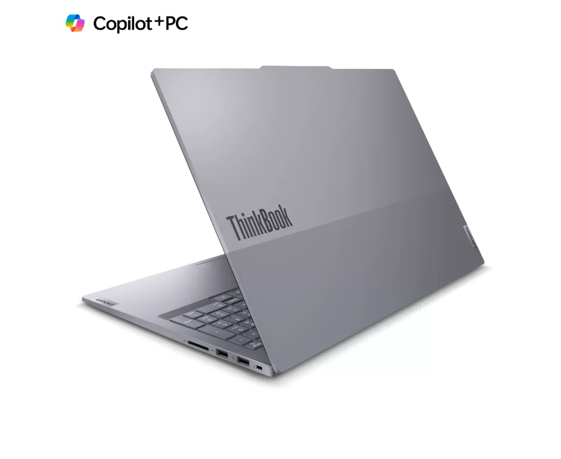 Lenovo ThinkBook 16 G7 QOY, CPU: X1P-42-100, RAM: RAM 16 GB, Ổ cứng: SSD 512GB, Độ phân giải : Full HD+, Card đồ họa: Qualcomm Adreno, Hệ điều hành: Windows 11 Pro, Màu sắc: Luna Grey - hình số , 3 image