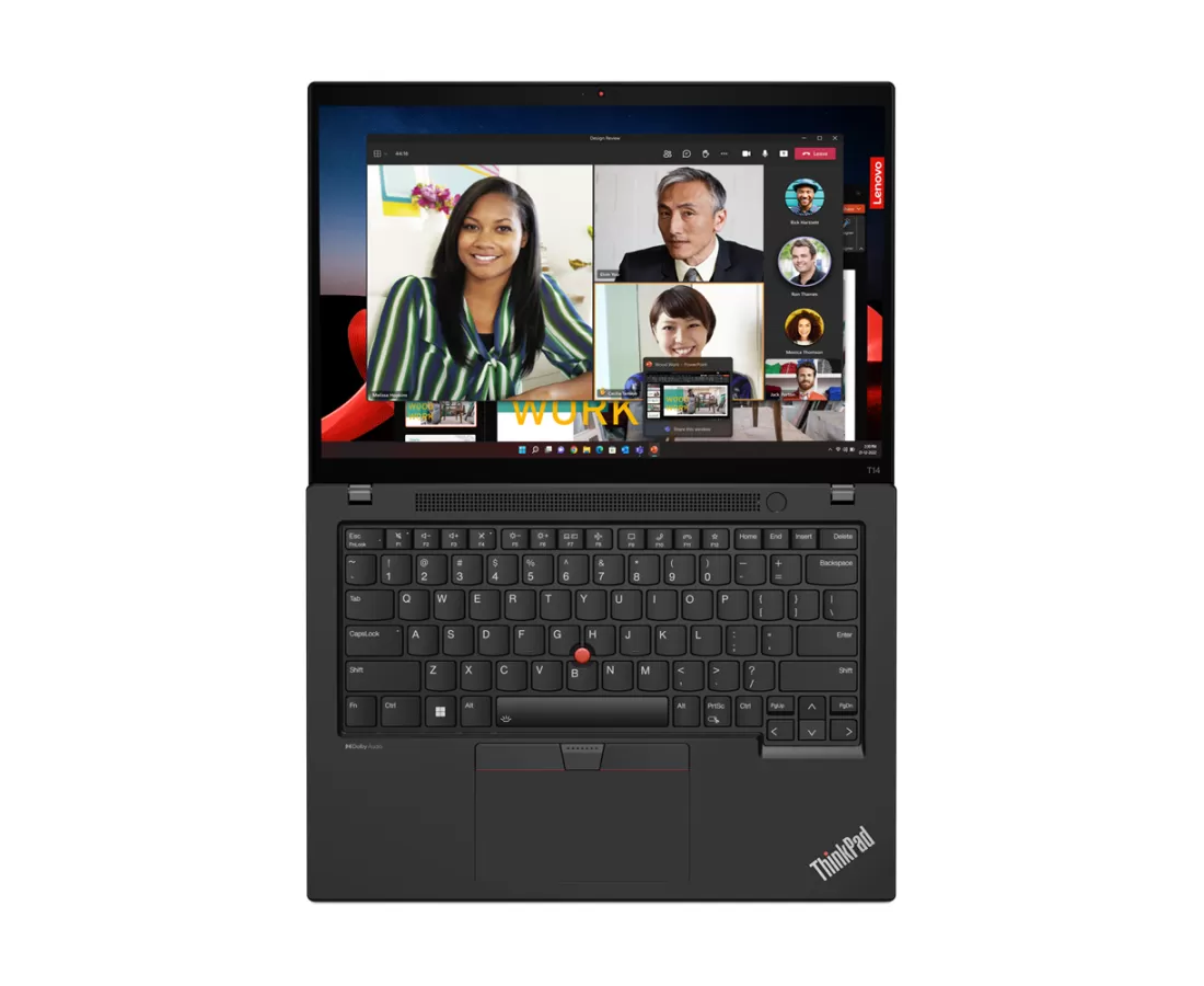 Lenovo Thinkpad T14 Gen 4, CPU: Core i7 - 1365U, RAM: RAM 16 GB, Ổ cứng: SSD M.2 512GB, Độ phân giải: FHD+, Card đồ họa: Intel Iris Xe Graphics, Màu sắc: Thunder Black - hình số , 3 image