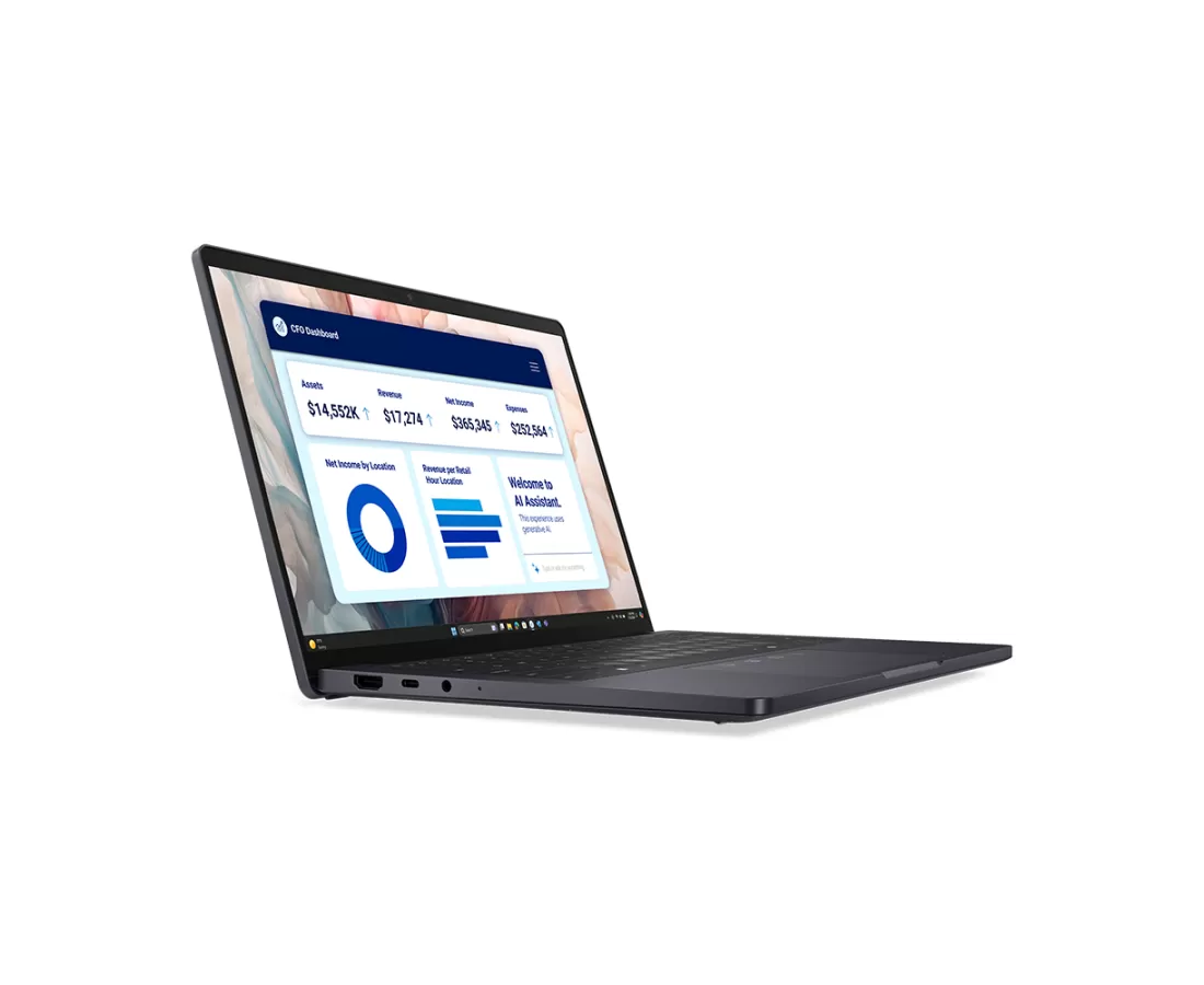 Dell Pro 13 Premium PA13250, CPU: Core Ultra 5 - 236V, RAM: RAM 16 GB, Ổ cứng: SSD 256GB, Độ phân giải : Full HD+, Card đồ họa: Intel Arc Graphics 130V, Kích thước màn hình: 13.3 inch, Loại màn hình: Non-Touch, Hệ điều hành: Windows 11, Màu sắc: Black - hình số , 2 image