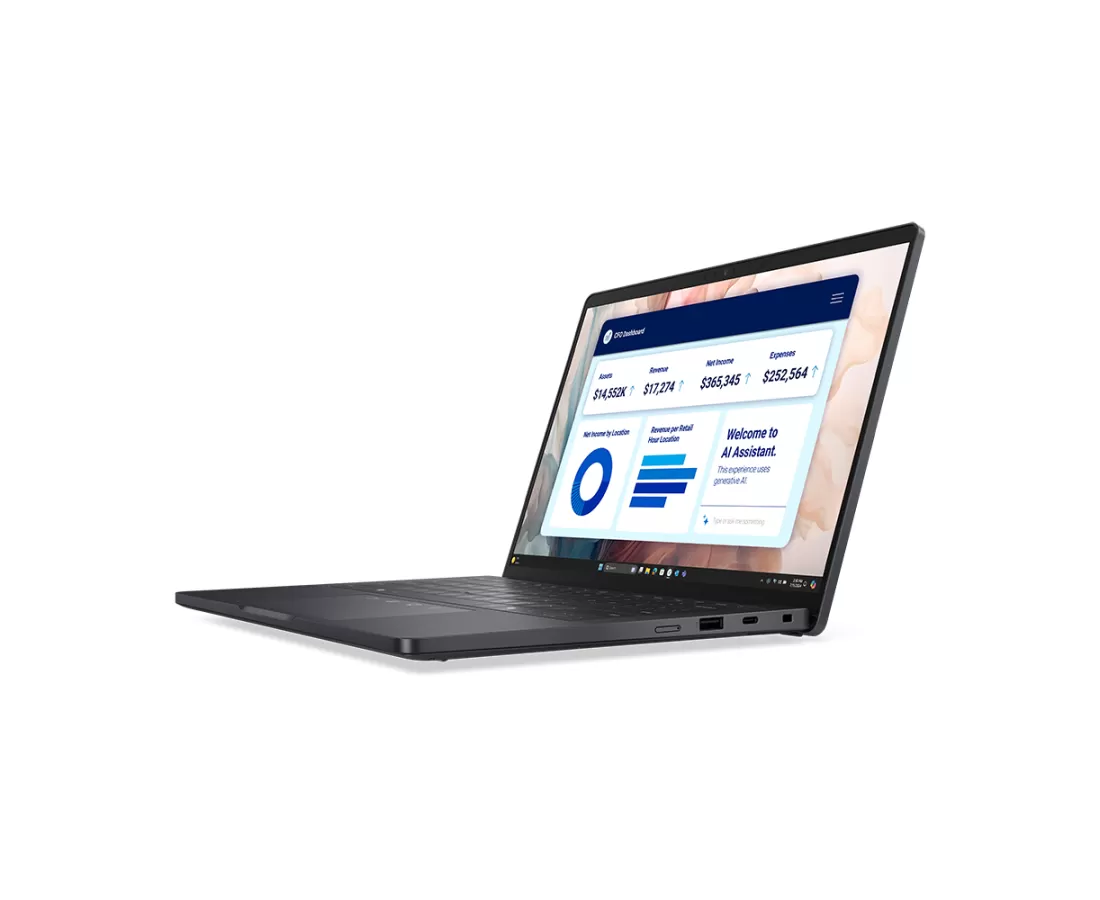 Dell Pro 13 Premium PA13250, CPU: Core Ultra 5 - 236V, RAM: RAM 16 GB, Ổ cứng: SSD 256GB, Độ phân giải : Full HD+, Card đồ họa: Intel Arc Graphics 130V, Kích thước màn hình: 13.3 inch, Loại màn hình: Non-Touch, Hệ điều hành: Windows 11, Màu sắc: Black - hình số , 3 image