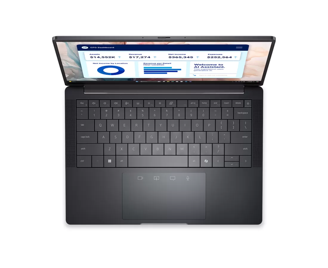 Dell Pro 13 Premium PA13250, CPU: Core Ultra 5 - 236V, RAM: RAM 16 GB, Ổ cứng: SSD 256GB, Độ phân giải : Full HD+, Card đồ họa: Intel Arc Graphics 130V, Kích thước màn hình: 13.3 inch, Loại màn hình: Non-Touch, Hệ điều hành: Windows 11, Màu sắc: Black - hình số , 4 image