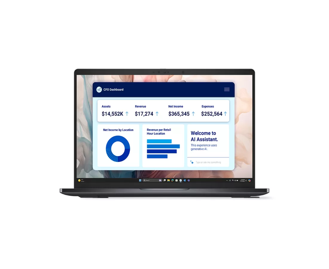 Dell Pro 14 Premium PA14250, CPU: Core Ultra 5 - 236V, RAM: RAM 16 GB, Ổ cứng: SSD 256GB, Độ phân giải : Full HD+, Card đồ họa: Intel Arc Graphics 130V, Kích thước màn hình: 14 inch, Loại màn hình: Non-Touch, Hệ điều hành: Windows 11, Màu sắc: Black - hình số , 10 image