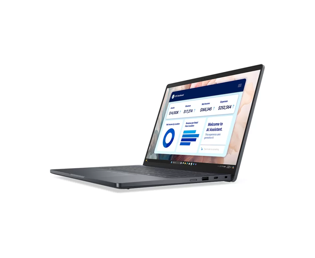 Dell Pro 14 Premium PA14250, CPU: Core Ultra 5 - 236V, RAM: RAM 16 GB, Ổ cứng: SSD 256GB, Độ phân giải : Full HD+, Card đồ họa: Intel Arc Graphics 130V, Kích thước màn hình: 14 inch, Loại màn hình: Non-Touch, Hệ điều hành: Windows 11, Màu sắc: Black - hình số , 2 image