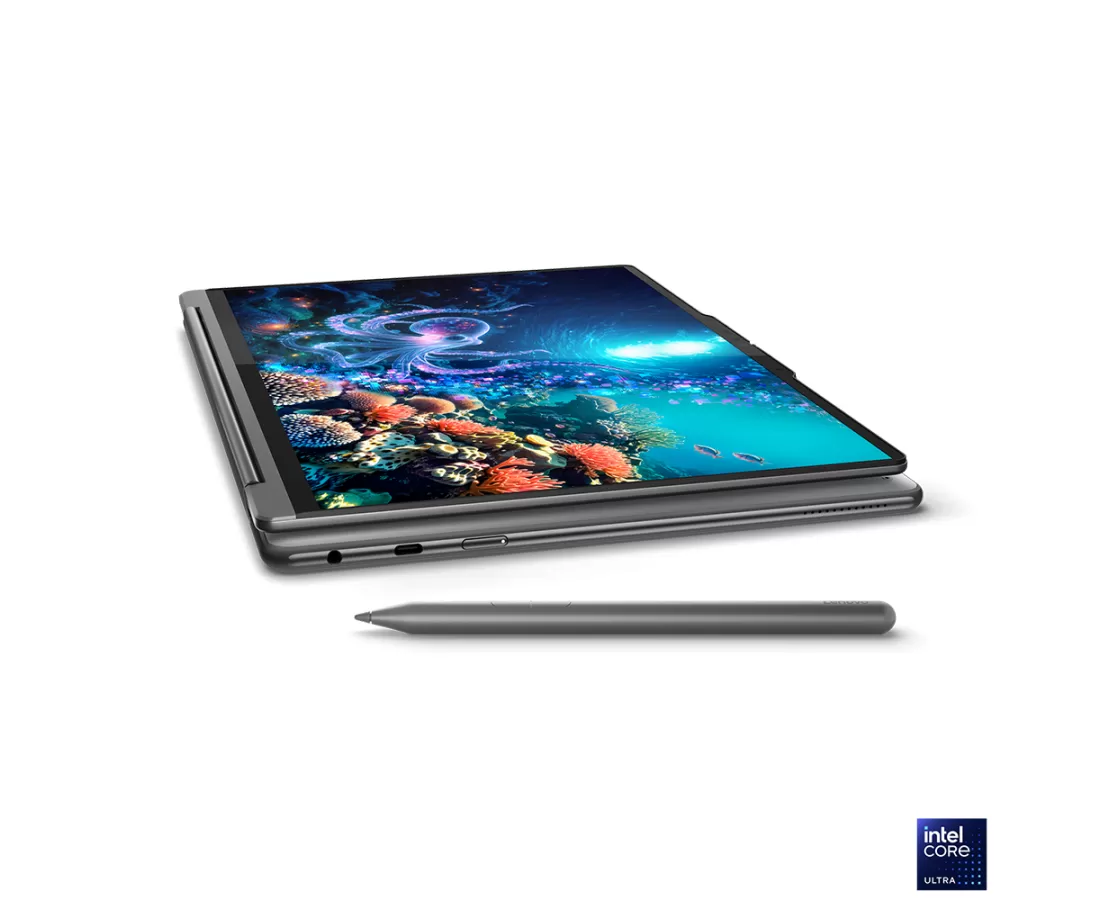 Lenovo Yoga 9 2 in 1 14ILL10, CPU: Core Ultra 7 - 258V, RAM: RAM 32 GB, Ổ cứng: SSD 1TB, Độ phân giải : Ultra HD+, Card đồ họa: Intel Arc Graphics 140V, Kích thước màn hình: 14 inch, Loại màn hình: 10-point Multi-touch, Hệ điều hành: Windows 11, Màu sắc: Luna Grey - hình số , 3 image