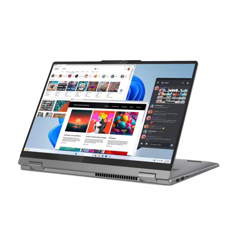 Lenovo IdeaPad 5 2 in 1 16IRU9, CPU: Core 5 - 120U, RAM: RAM 8 GB, Ổ cứng: SSD 512GB, Độ phân giải : Full HD+ Touch, Card đồ họa: Intel Graphic, Màu sắc: Luna Grey - hình số , 15 image