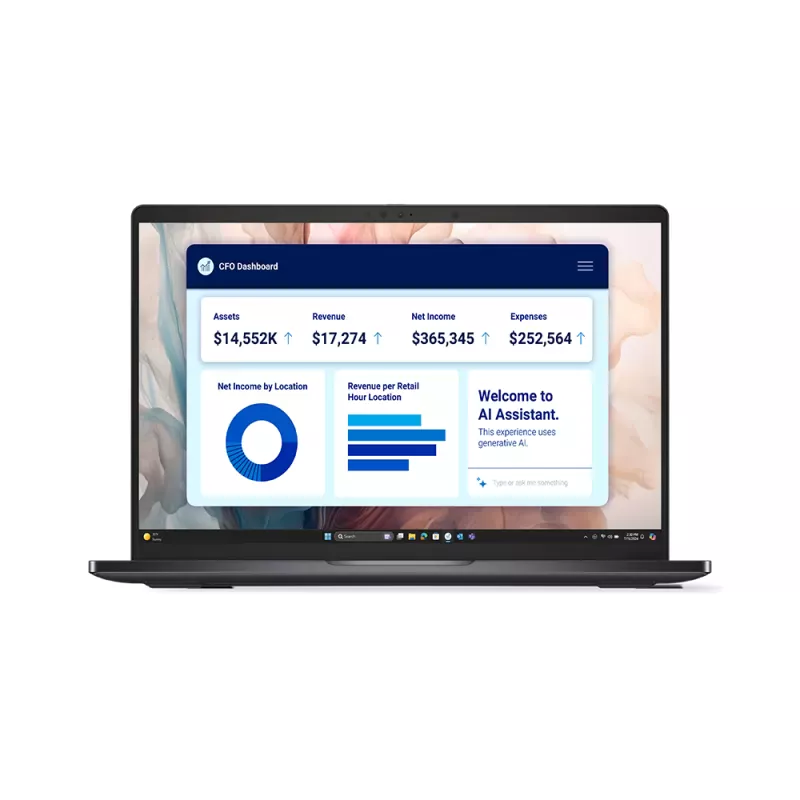 Dell Pro 14 Premium PA14250, CPU: Core Ultra 5 - 236V, RAM: RAM 16 GB, Ổ cứng: SSD 256GB, Độ phân giải : Full HD+, Card đồ họa: Intel Arc Graphics 130V, Kích thước màn hình: 14 inch, Loại màn hình: Non-Touch, Hệ điều hành: Windows 11, Màu sắc: Black - hình số , 10 image