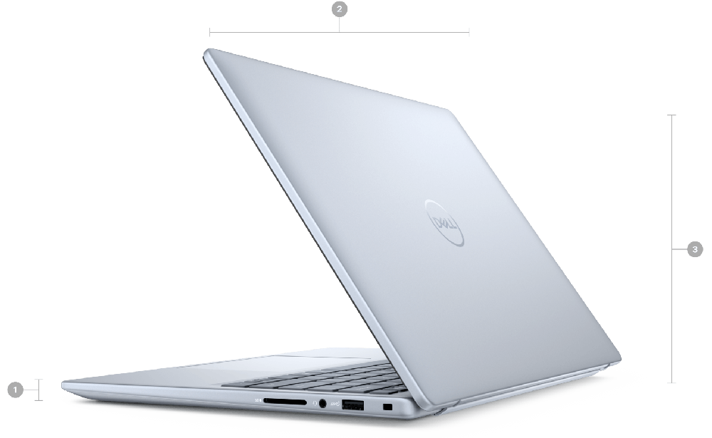 Laptop Dell Inspiron 5440 Core 7 - 150U RAM 16GB SSD 1TB 14-inch FHD+ Windows 11 - Ice Blue