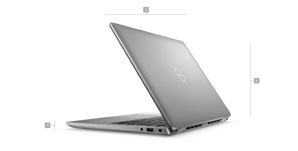 Laptop Dell Latitude 7350 Ultralight Core Ultra 7 - 165U RAM 32GB SSD 256GB 13.3 inch FHD+ Touch Windows 11 - Dark River Blue Color