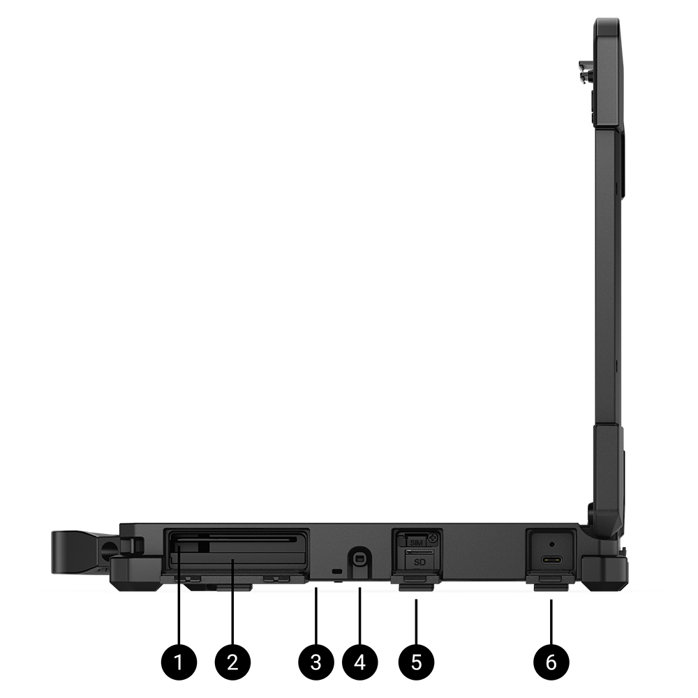 Dell Pro Rugged 13 RA13250 Core Ultra 5 135U RAM 16GB SSD 256GB 13.3 inch FHD Touch Windows 11 - Rugged 7340