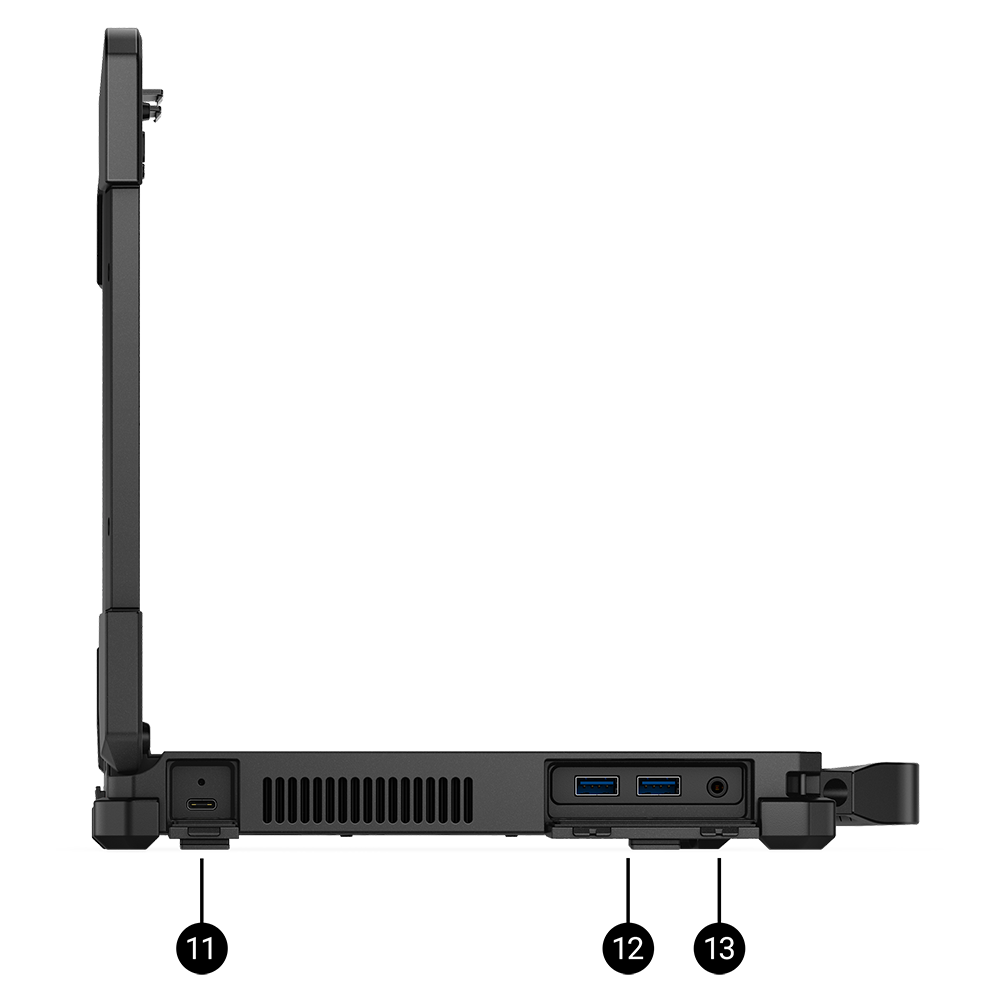 Dell Pro Rugged 13 RA13250 Core Ultra 5 135U RAM 16GB SSD 256GB 13.3 inch FHD Touch Windows 11 - Rugged 7340