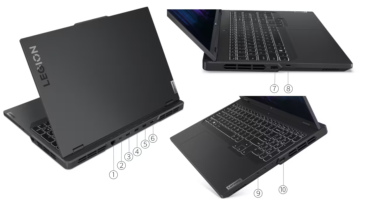 Lenovo Legion Pro 5 16IRX8 Core i9 - 13900HX RAM 32GB SSD 1TB RTX 4060 8GB 16-inch QHD+ 165Hz Windows 11