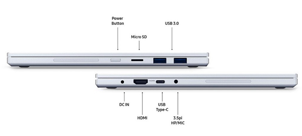 Galaxy Book Flex 2 Alpha Core i5 1135G7 8GB 256GB SSD 13.3 inch FHD Touch-Screen Windows 11 Home - Royal Silver