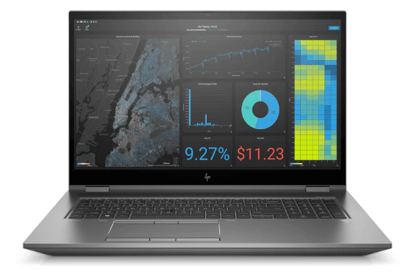 HP Zbook Fury 15 G7 Mobile Workstation Core i7-10850H 16GB SSD 512GB AMD Radeon Pro W5500M 15.6 inch FHD Windows 10