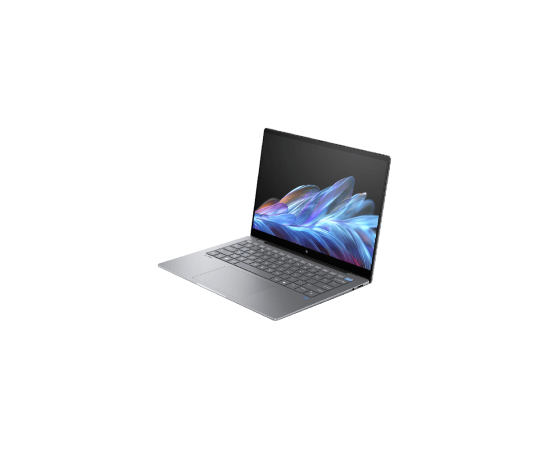 HP OmniBook X 14 fe000, CPU: X1E-78-100, RAM: 16 GB, Ổ cứng: SSD M.2 512GB, Độ phân giải : Quad HD+ Touch, Card đồ họa: Qualcomm Adreno, Màu sắc: Meteor silver - hình số , 7 image