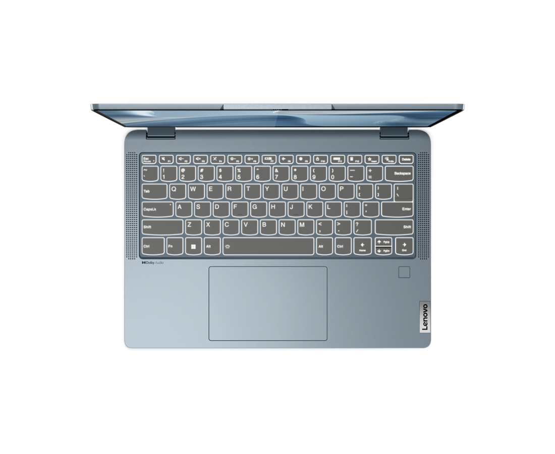 Lenovo Flex 7 14IRU8, CPU: Core i7 - 1355U, RAM: RAM 16 GB, Ổ cứng: SSD 1TB, Độ phân giải : Quad HD+, Card đồ họa: Intel Graphic, Loại màn hình: 10-point Multi-touch, Hệ điều hành: Windows 11 Home, Màu sắc: Stone Blue - hình số , 4 image