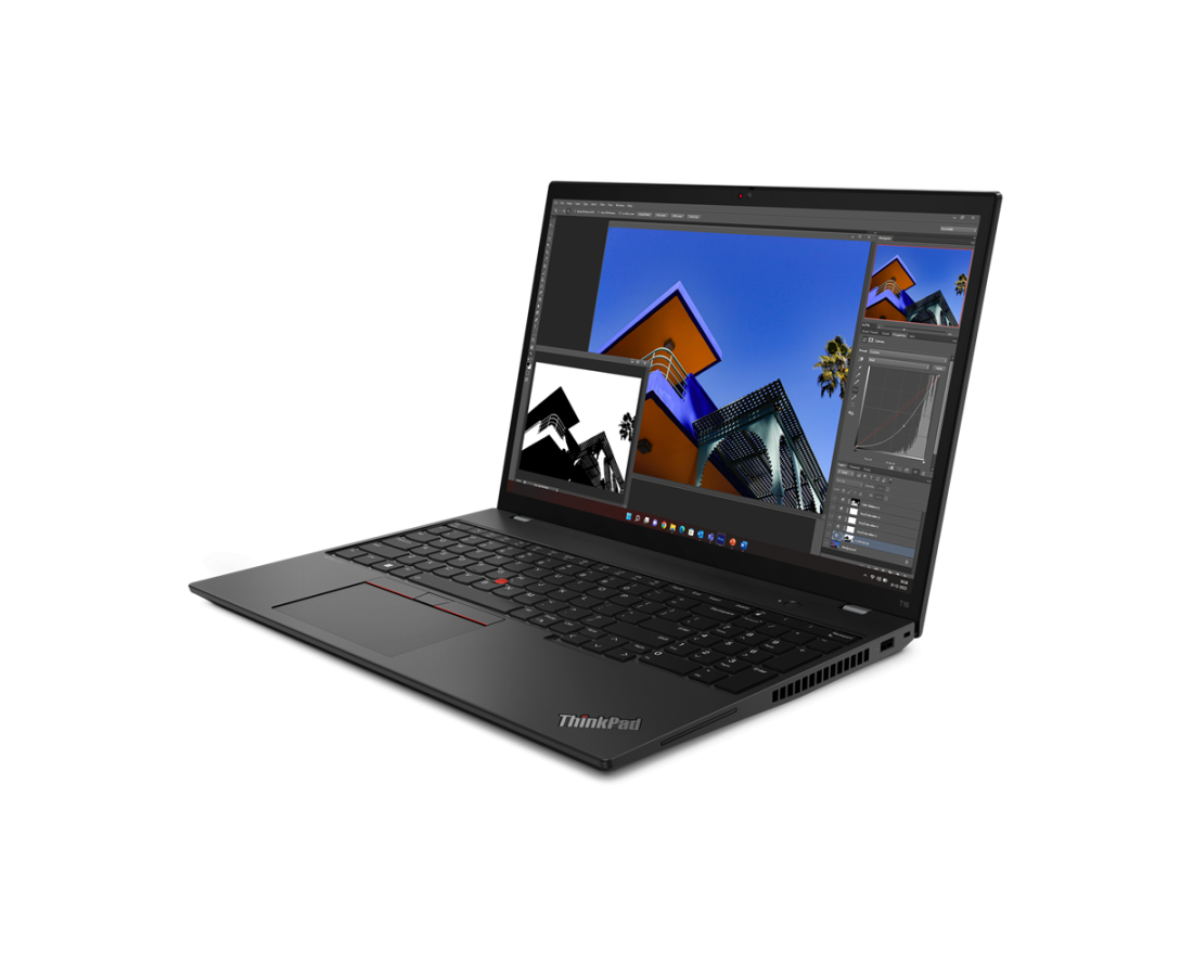 Lenovo ThinkPad T16 Gen 2, CPU: Core i7 - 1365U, RAM: RAM 16 GB, Ổ cứng: SSD 512GB, Độ phân giải : Full HD+ Touch, Card đồ họa: Intel Iris Xe Graphics, Màu sắc: Thunder Black - hình số , 3 image