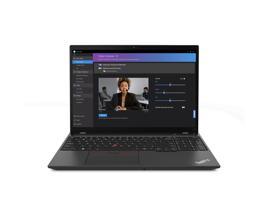 Lenovo ThinkPad T16 Gen 2, CPU: Core i7 - 1365U, RAM: RAM 16 GB, Ổ cứng: SSD 512GB, Độ phân giải : Full HD+ Touch, Card đồ họa: Intel Iris Xe Graphics, Màu sắc: Thunder Black - hình số , 7 image