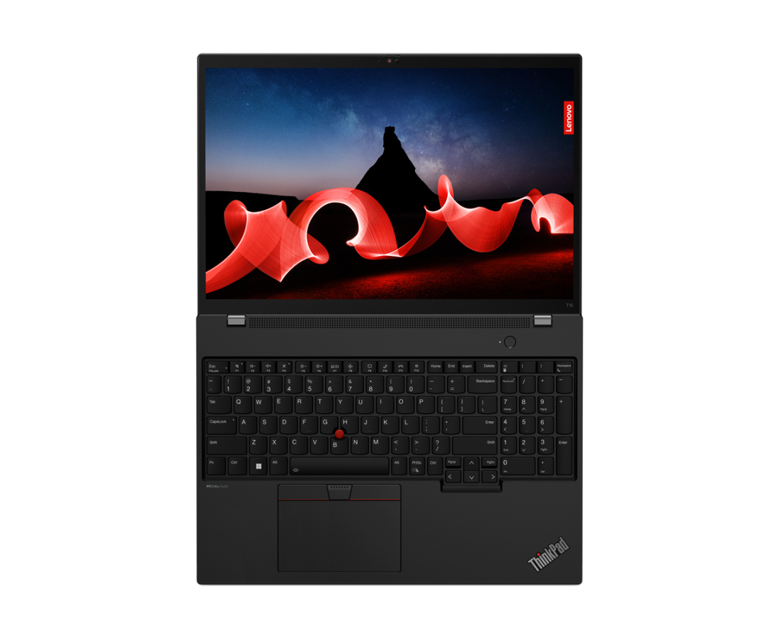 Lenovo ThinkPad T16 Gen 2, CPU: Core i7 - 1365U, RAM: RAM 16 GB, Ổ cứng: SSD 512GB, Độ phân giải : Full HD+ Touch, Card đồ họa: Intel Iris Xe Graphics, Màu sắc: Thunder Black - hình số , 4 image