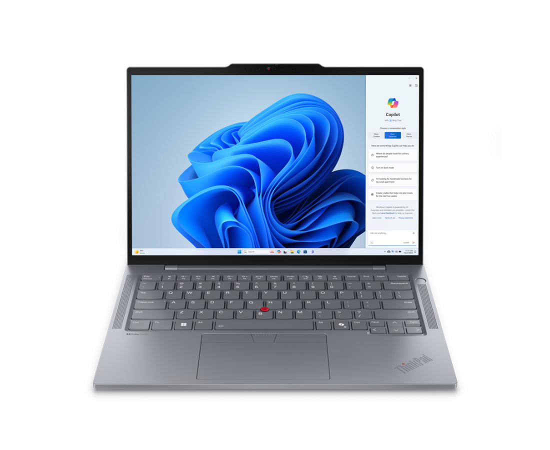 Lenovo Thinkpad T14s Gen 5, CPU: Core Ultra 5 - 125U, RAM: RAM 16 GB, Ổ cứng: SSD 512GB, Độ phân giải : Full HD+ Touch, Card đồ họa: Intel Graphic, Màu sắc: Grey - hình số , 15 image