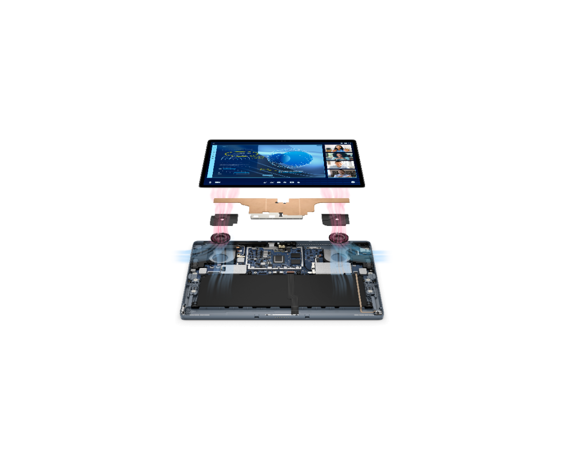 Dell Latitude 7350 Detachable (2024), CPU: Core Ultra 5 - 134U, RAM: 16 GB, Ổ cứng: SSD M.2 256GB, Độ phân giải : Quad HD+ Touch, Card đồ họa: Intel Graphic - hình số , 2 image