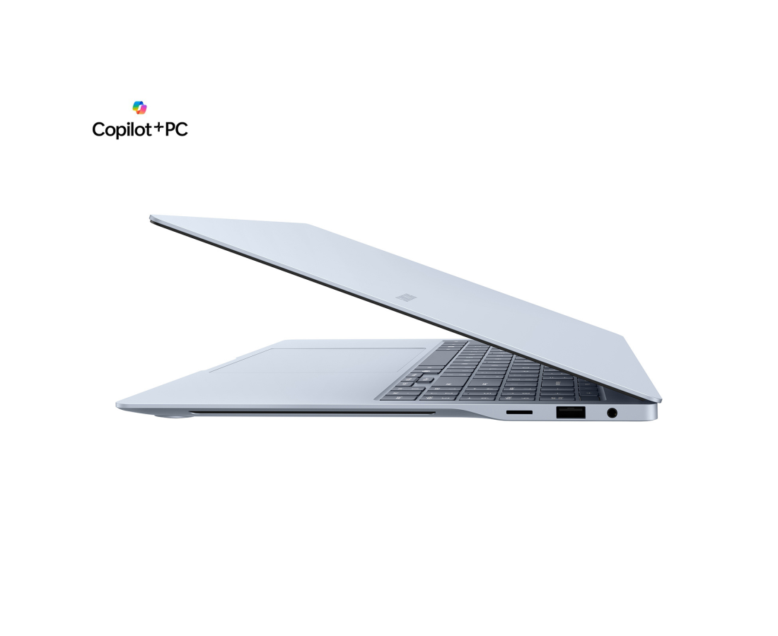 Samsung Galaxy Book 4 Edge, CPU: X1E-84-100, RAM: RAM 16 GB, Ổ cứng: SSD 1TB, Độ phân giải : Quad HD+, Card đồ họa: Qualcomm Adreno, Kích thước màn hình: 16 inch, Màu sắc: Sapphire Blue - hình số , 5 image