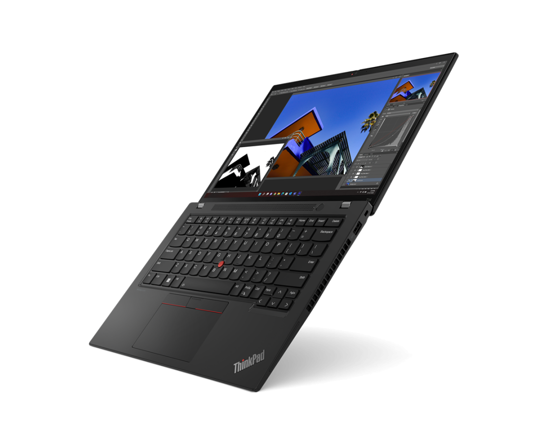 Lenovo Thinkpad T14 Gen 4, CPU: Core i7 - 1365U, RAM: RAM 16 GB, Ổ cứng: SSD M.2 1TB, Độ phân giải: FHD+ Touch, Card đồ họa: Intel Iris Xe Graphics, Màu sắc: Thunder Black - hình số , 12 image