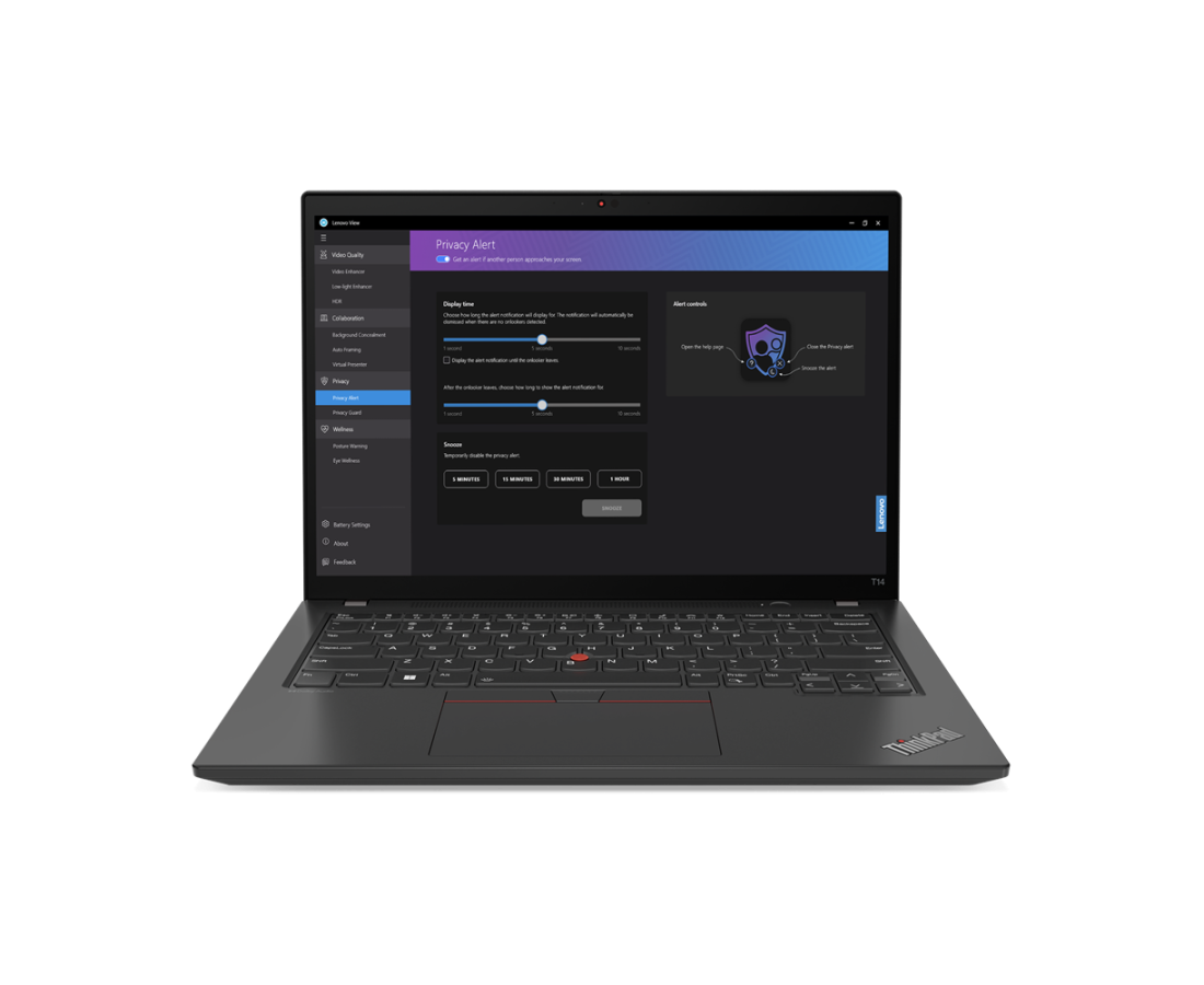 Lenovo Thinkpad T14 Gen 4, CPU: Core i7 - 1365U, RAM: RAM 16 GB, Ổ cứng: SSD M.2 1TB, Độ phân giải: FHD+ Touch, Card đồ họa: Intel Iris Xe Graphics, Màu sắc: Thunder Black - hình số , 17 image