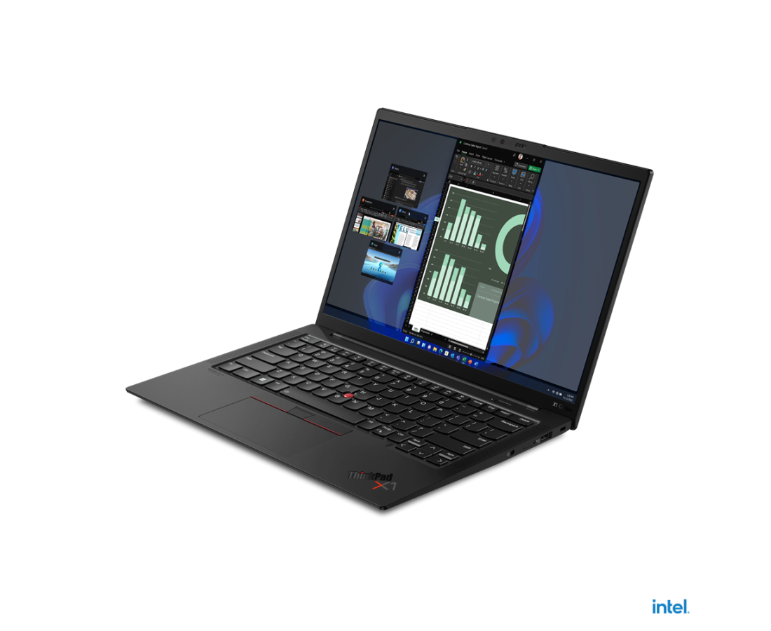 Lenovo ThinkPad X1 Carbon Gen 10, CPU: Core i7 - 1280P, RAM: RAM 32 GB, Ổ cứng: SSD 512GB, Độ phân giải : Ultra HD+, Card đồ họa: Intel Graphic - hình số , 2 image