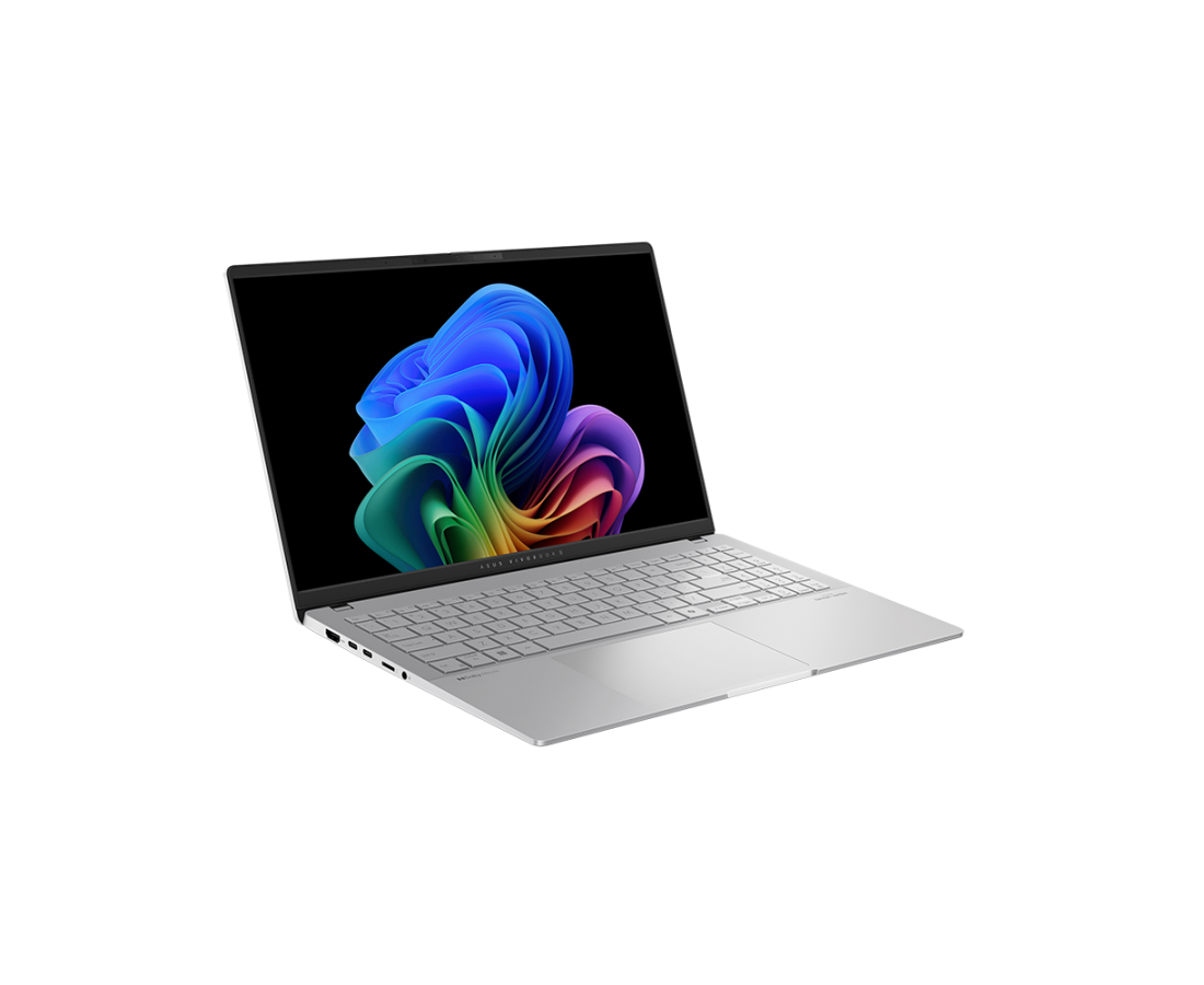 ASUS Vivobook S 15 S5507, CPU: X1E-78-100, RAM: RAM 32 GB, Ổ cứng: SSD 1TB, Độ phân giải : Quad HD+, Card đồ họa: Qualcomm Adreno, Kích thước màn hình: 15.6 inch, Loại màn hình: Non-Touch, Hệ điều hành: Windows 11 Home, Màu sắc: Cool Silver - hình số , 6 image