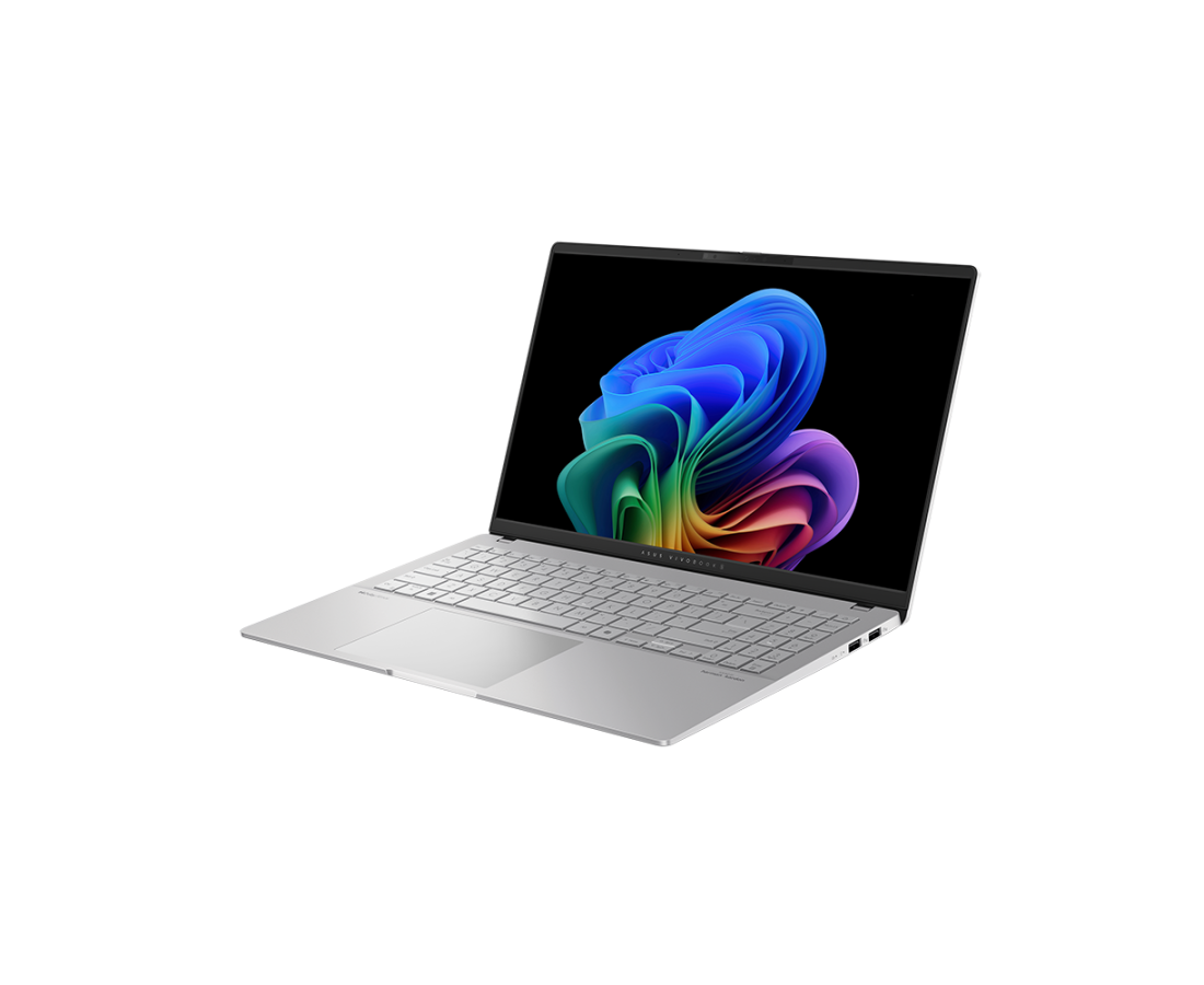 ASUS Vivobook S 15 S5507, CPU: X1E-78-100, RAM: RAM 32 GB, Ổ cứng: SSD 1TB, Độ phân giải : Quad HD+, Card đồ họa: Qualcomm Adreno, Kích thước màn hình: 15.6 inch, Loại màn hình: Non-Touch, Hệ điều hành: Windows 11 Home, Màu sắc: Cool Silver - hình số , 2 image