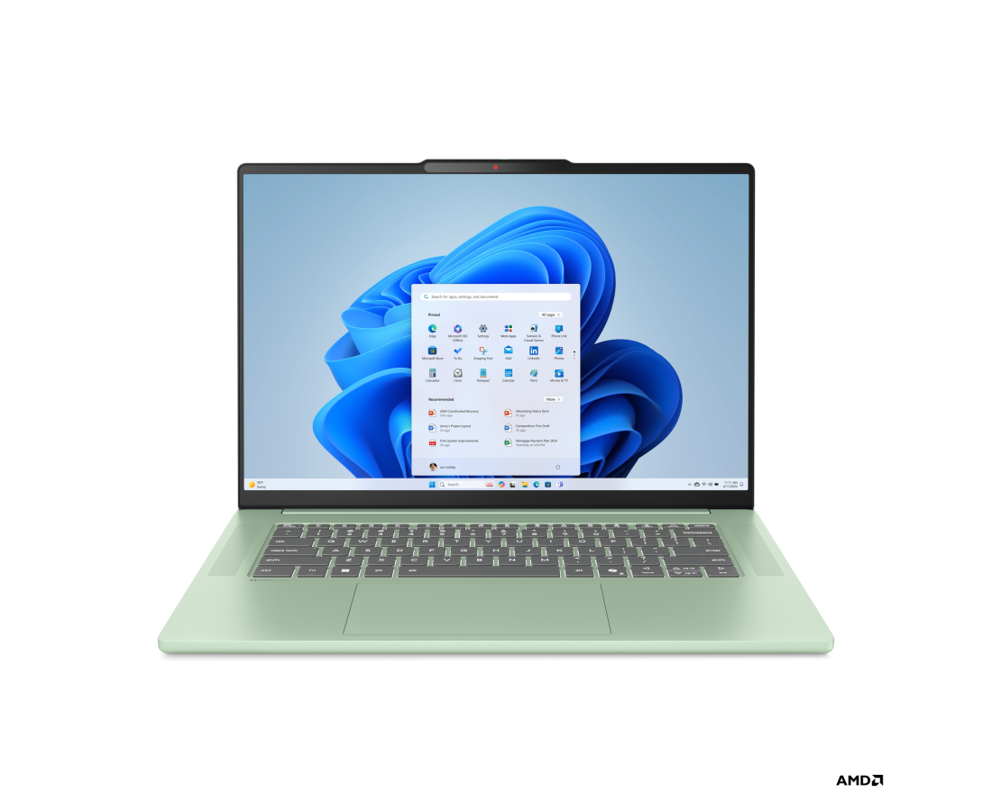 Lenovo IdeaPad Slim 5 15ARP10, CPU: Ryzen 7 - 7735HS, RAM: RAM 16 GB, Ổ cứng: SSD 1TB, Độ phân giải : Full HD+, Card đồ họa: AMD Radeon 680M, Kích thước màn hình: 15.3 inch, Loại màn hình: Non-Touch, Hệ điều hành: Windows 11, Màu sắc: Seafoam Green - hình số 