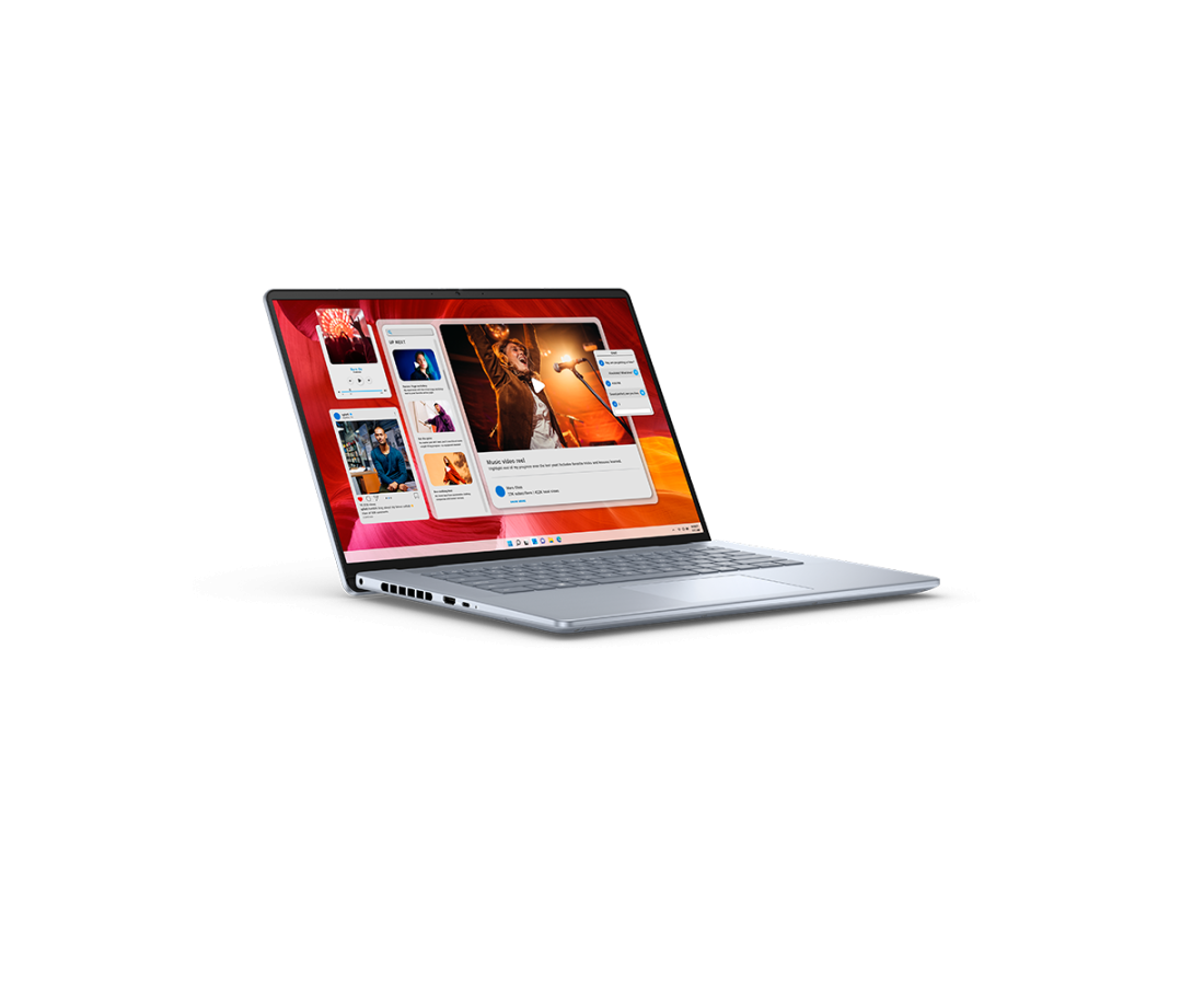 Dell Inspiron 16 Plus 7640, CPU: Core Ultra 9 - 185H, RAM: RAM 32GB, Ổ cứng: SSD 1TB, Độ phân giải: FHD+ Touch, Card đồ họa: Intel Arc Graphics, Màu sắc: Ice Blue - hình số , 4 image