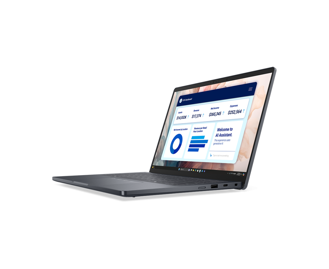 Dell Pro 14 Premium PA14250, CPU: Core Ultra 7 - 266V, RAM: RAM 16 GB, Ổ cứng: SSD 512GB, Độ phân giải : Full HD+, Card đồ họa: Intel Arc Graphics 140V, Kích thước màn hình: 14 inch, Loại màn hình: Non-Touch, Hệ điều hành: Windows 11, Màu sắc: Black - hình số , 2 image