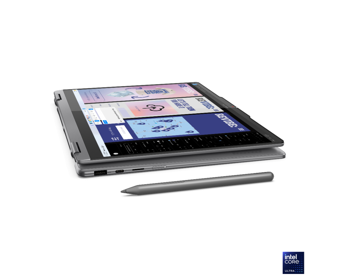 Lenovo Yoga 7 2 in 1 14ILL10, CPU: Core Ultra 7 - 256V, RAM: RAM 16 GB, Ổ cứng: SSD 1TB, Độ phân giải : Full HD+, Card đồ họa: Intel Arc Graphics 140V, Kích thước màn hình: 14 inch, Loại màn hình: 10-point Multi-touch, Hệ điều hành: Windows 11, Màu sắc: Luna Grey - hình số , 9 image