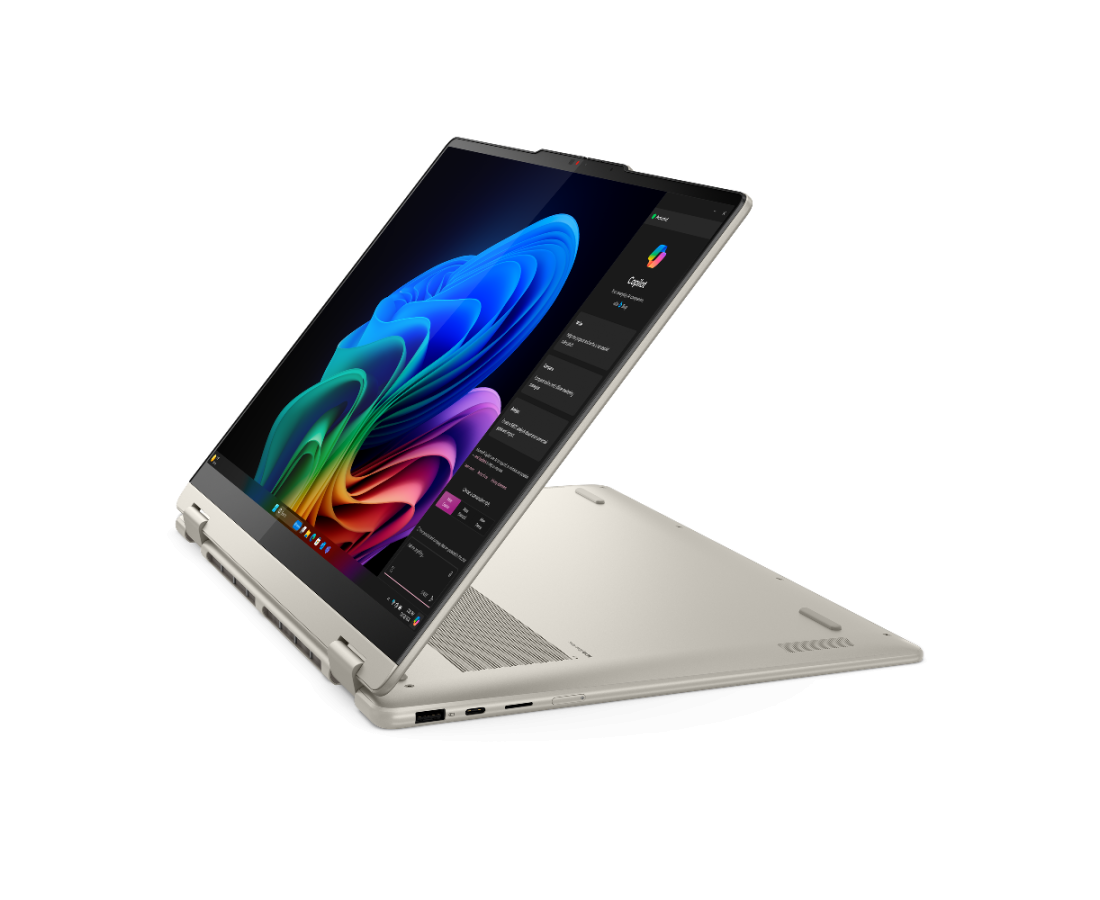 Lenovo Yoga 7 2 in 1 16AKP10, CPU: Ryzen AI 5 340, RAM: RAM 16 GB, Ổ cứng: SSD 512GB, Độ phân giải : Full HD+, Card đồ họa: AMD Radeon Graphics, Kích thước màn hình: 16 inch, Loại màn hình: 10-point Multi-touch, Hệ điều hành: Windows 11, Màu sắc: Seashell - hình số , 3 image