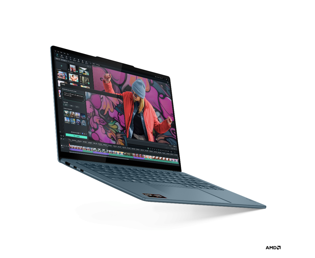 Lenovo Yoga Slim 7 14AKP10, CPU: Ryzen AI 5 340, RAM: RAM 16 GB, Ổ cứng: SSD 512GB, Độ phân giải : Full HD+, Card đồ họa: AMD Radeon Graphics, Kích thước màn hình: 14 inch, Loại màn hình: Non-Touch, Hệ điều hành: Windows 11, Màu sắc: Tidal Teal - hình số , 4 image