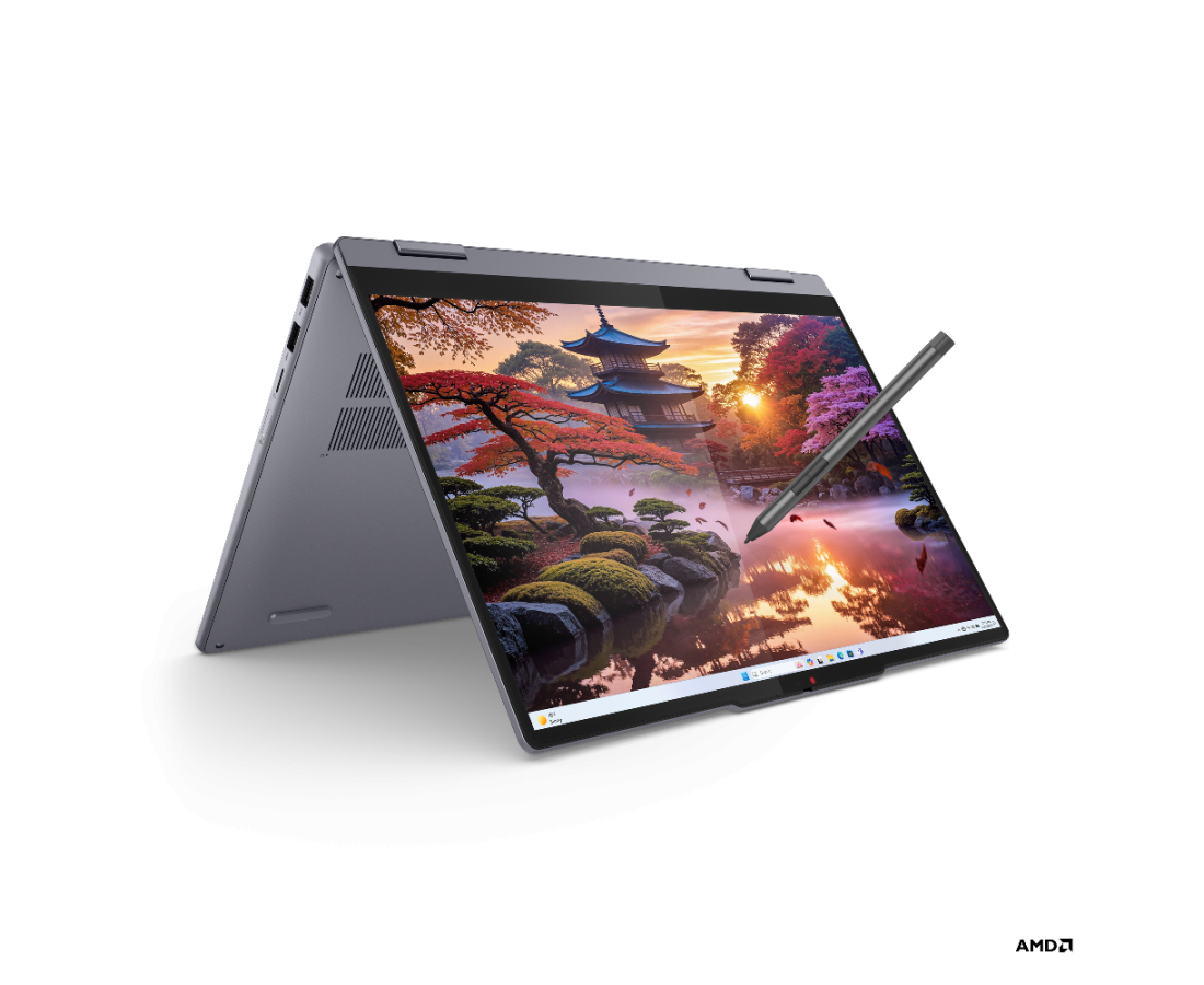 Lenovo IdeaPad 5 2 in 1 14AKP10, CPU: Ryzen AI 5 340, RAM: RAM 16 GB, Ổ cứng: SSD 256GB, Độ phân giải : Full HD+, Card đồ họa: AMD Radeon Graphics, Kích thước màn hình: 14 inch, Loại màn hình: 10-point Multi-touch, Hệ điều hành: Windows 11, Màu sắc: Luna Grey - hình số , 7 image