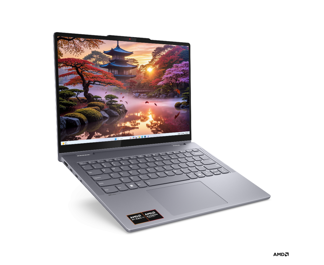 Lenovo IdeaPad 5 2 in 1 14AKP10, CPU: Ryzen AI 5 340, RAM: RAM 16 GB, Ổ cứng: SSD 256GB, Độ phân giải : Full HD+, Card đồ họa: AMD Radeon Graphics, Kích thước màn hình: 14 inch, Loại màn hình: 10-point Multi-touch, Hệ điều hành: Windows 11, Màu sắc: Luna Grey - hình số , 9 image