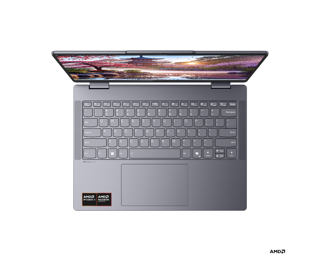 Lenovo IdeaPad 5 2 in 1 14AKP10, CPU: Ryzen AI 5 340, RAM: RAM 16 GB, Ổ cứng: SSD 256GB, Độ phân giải : Full HD+, Card đồ họa: AMD Radeon Graphics, Kích thước màn hình: 14 inch, Loại màn hình: 10-point Multi-touch, Hệ điều hành: Windows 11, Màu sắc: Luna Grey - hình số , 14 image